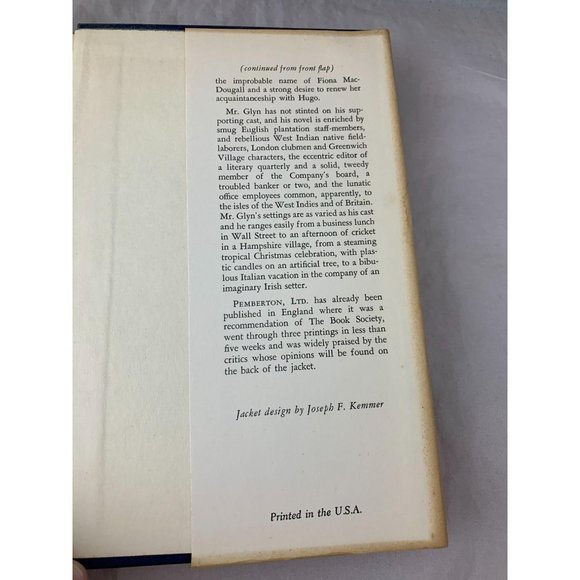 Pemberton Ltd. A Novel - Anthony Glyn - 1957 - Picture 9 of 10